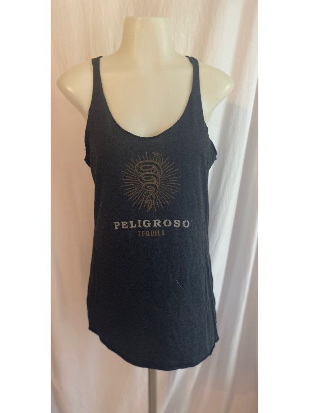 Peligroso Tequila Black Racerback Tank